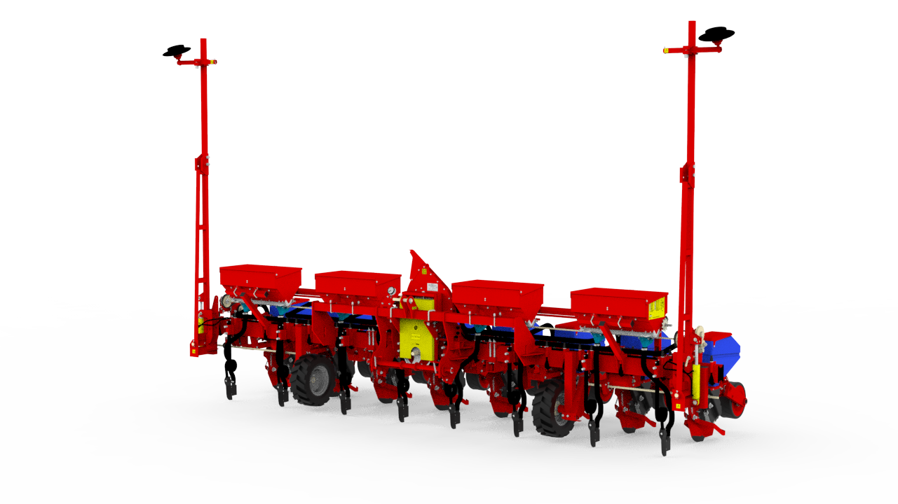 Пропашная сеялка TC-M 4150А — 3D модель
