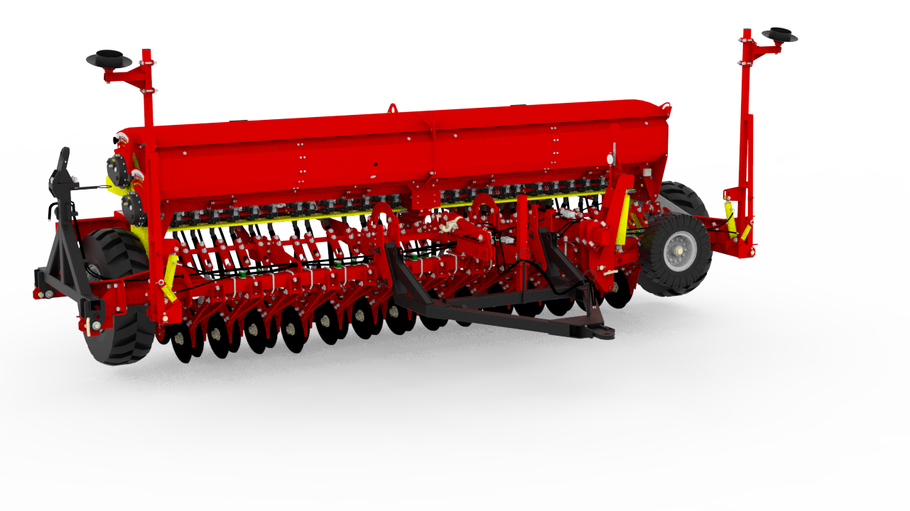 Зерновая сеялка ЗС-4,2 — 3D модель